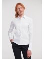 Dames Blouse Russell R-960F-0 Lange Mouw wit